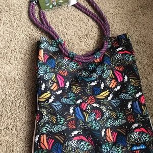 Kavu expandable butterfly pattern bag